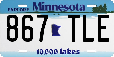 MN license plate 867TLE