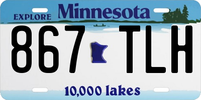 MN license plate 867TLH