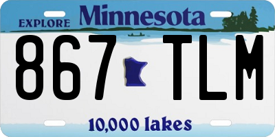 MN license plate 867TLM