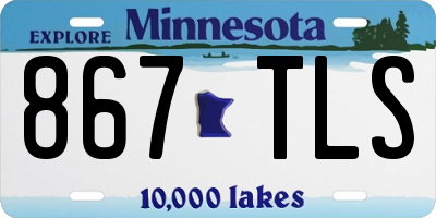 MN license plate 867TLS