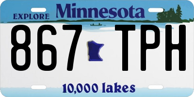 MN license plate 867TPH