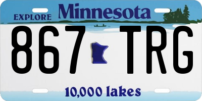 MN license plate 867TRG
