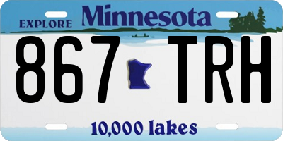 MN license plate 867TRH