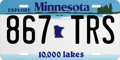 MN license plate 867TRS