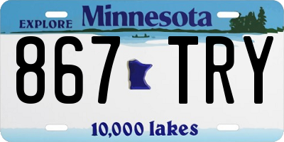 MN license plate 867TRY
