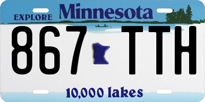 MN license plate 867TTH