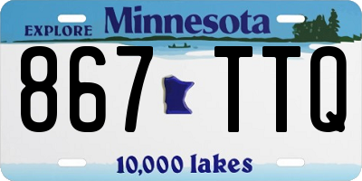 MN license plate 867TTQ