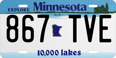 MN license plate 867TVE