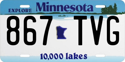 MN license plate 867TVG