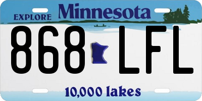 MN license plate 868LFL