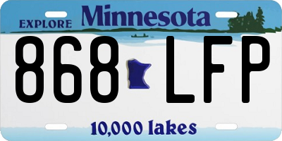 MN license plate 868LFP