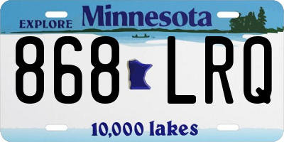 MN license plate 868LRQ