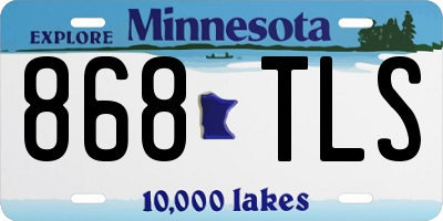 MN license plate 868TLS