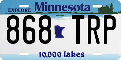 MN license plate 868TRP