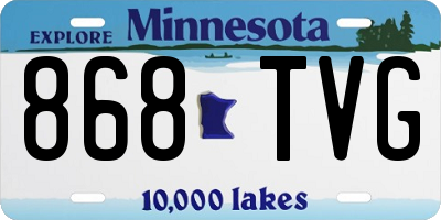 MN license plate 868TVG