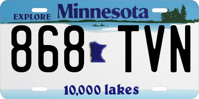 MN license plate 868TVN