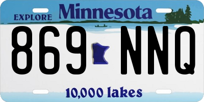MN license plate 869NNQ