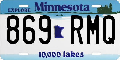 MN license plate 869RMQ