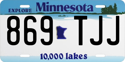 MN license plate 869TJJ