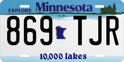 MN license plate 869TJR