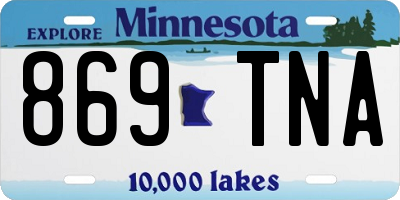MN license plate 869TNA