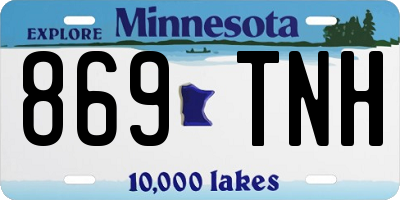 MN license plate 869TNH