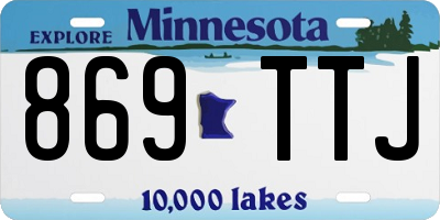 MN license plate 869TTJ