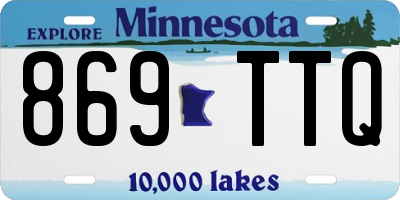 MN license plate 869TTQ