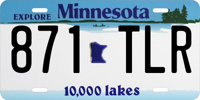 MN license plate 871TLR