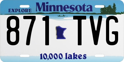 MN license plate 871TVG