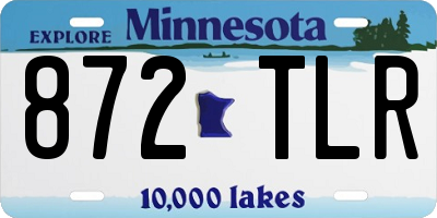 MN license plate 872TLR