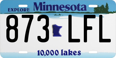 MN license plate 873LFL