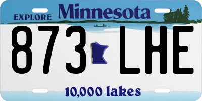 MN license plate 873LHE