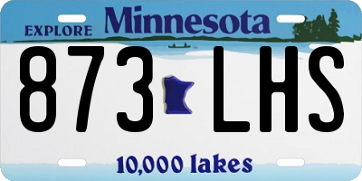 MN license plate 873LHS