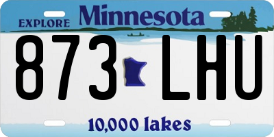 MN license plate 873LHU