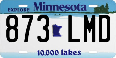 MN license plate 873LMD