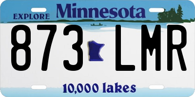 MN license plate 873LMR