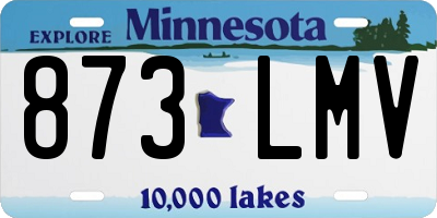 MN license plate 873LMV