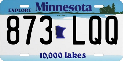 MN license plate 873LQQ