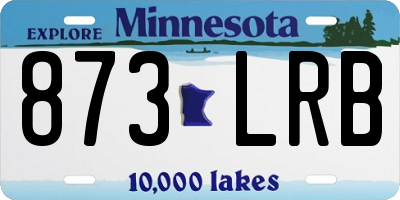 MN license plate 873LRB