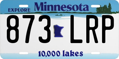MN license plate 873LRP