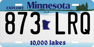 MN license plate 873LRQ