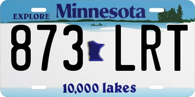 MN license plate 873LRT