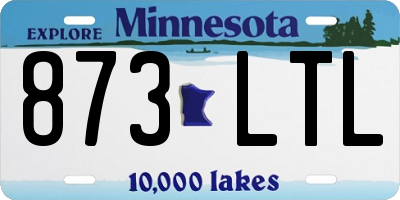 MN license plate 873LTL