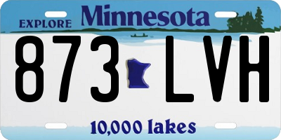 MN license plate 873LVH