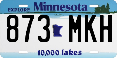 MN license plate 873MKH