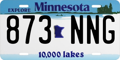 MN license plate 873NNG