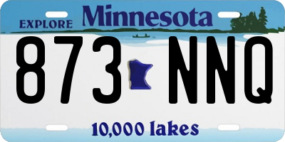 MN license plate 873NNQ