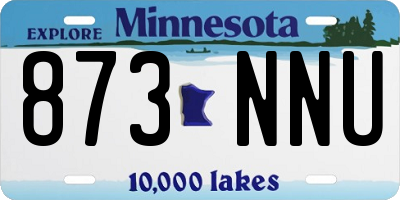 MN license plate 873NNU