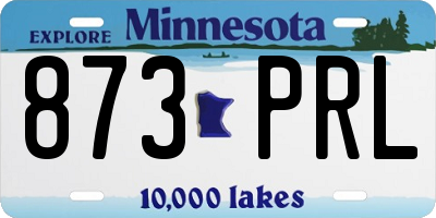 MN license plate 873PRL